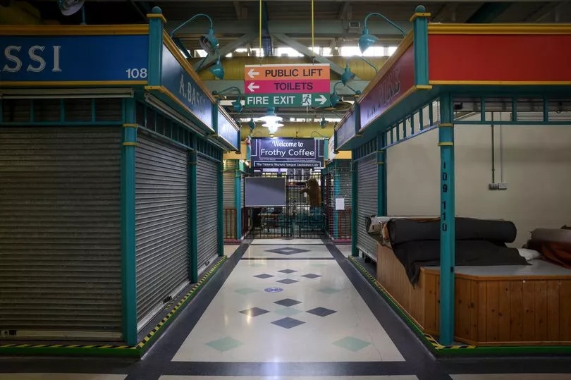 Many traders remain at Nottingham's Victoria Market. So has it actually closed for good?