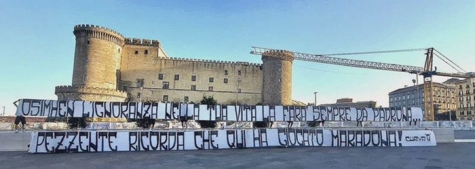 📸 Napoli fans taunt Osimhen: "Pauper, Maradona played here!" 💥