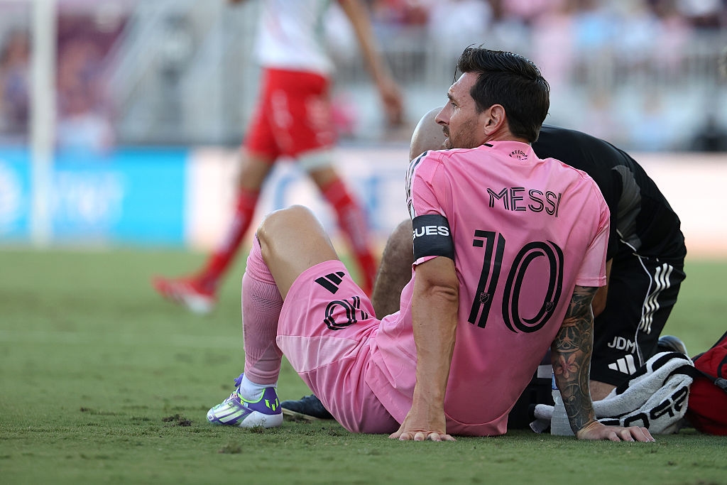 📸 Messi picks up injury in the Leagues Cup