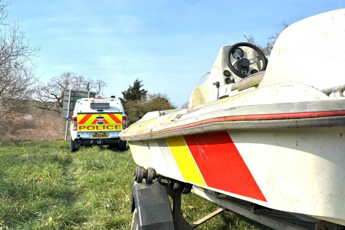 Stolen boat and abandoned Toyota Prius seized by police