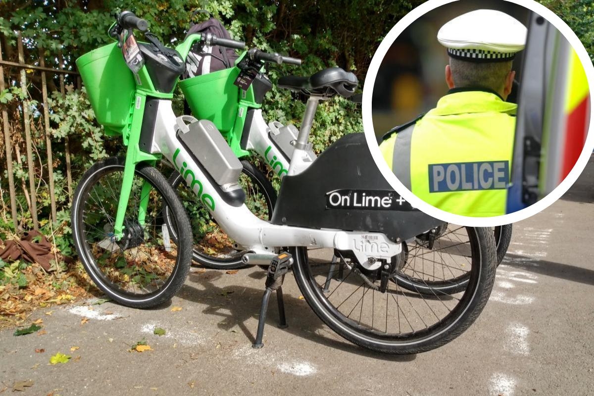 Arson investigation after men caught burning Lime Bike in Oxford park