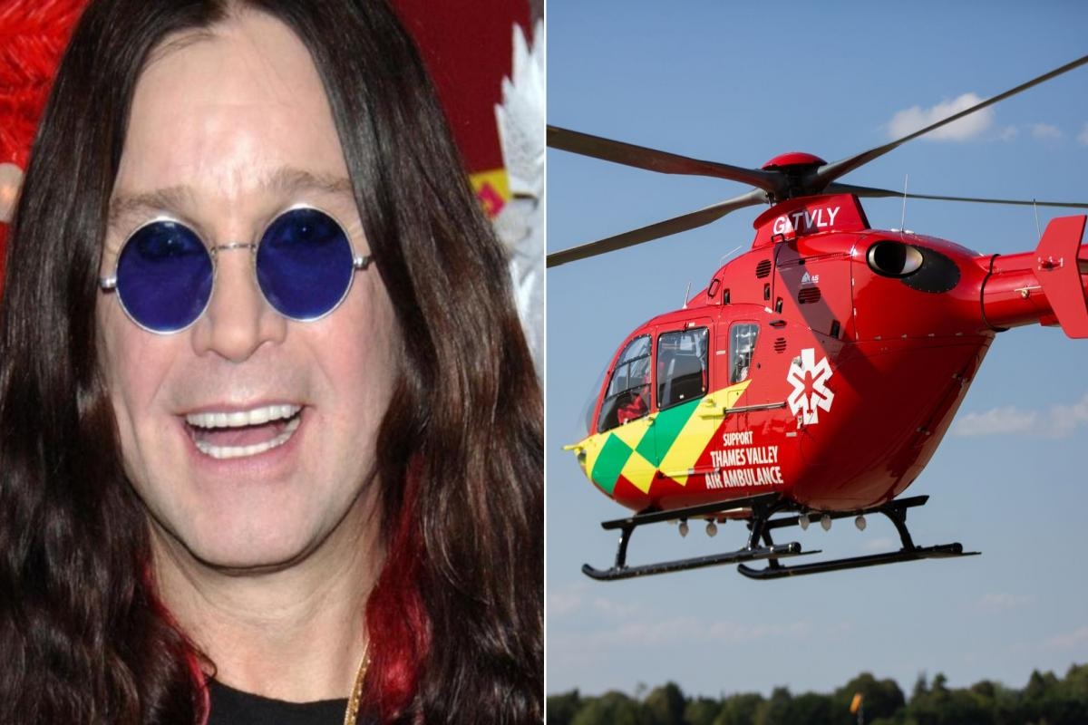 Oxfordshire air ambulance medics 'spent hours' trying to save Ozzy Osbourne