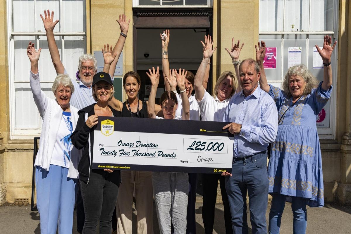 Two charities in Cotswolds receive whopping £25,000 donation