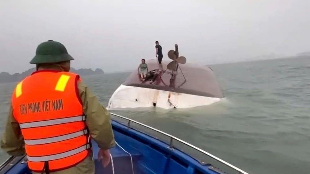 Five remain missing after tourist boat capsizes in Vietnam