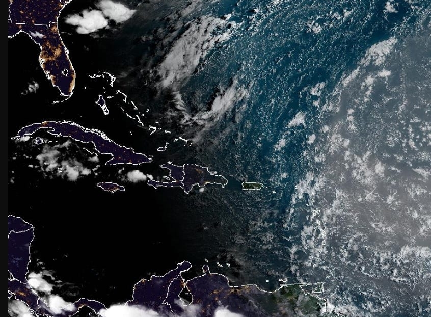 National Hurricane Center watching stormy area in Atlantic, Florida under heat advisory