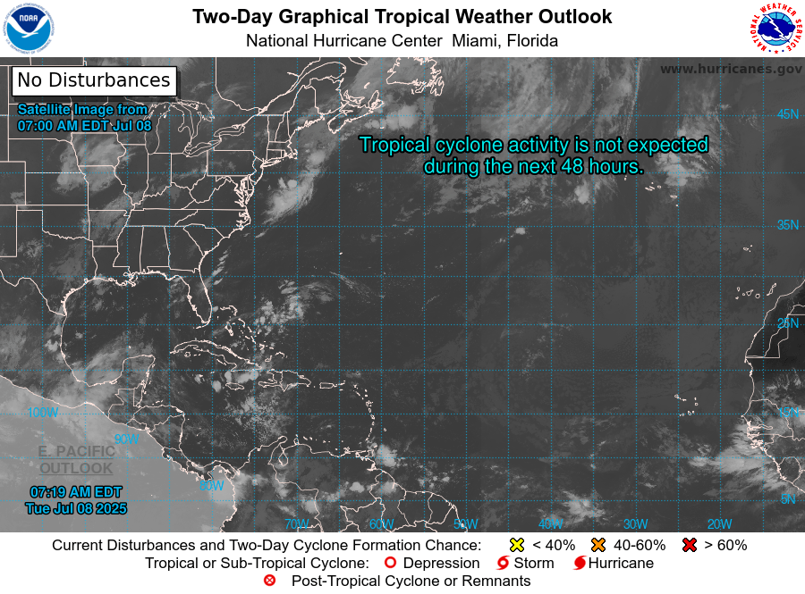 Saharan dust, wind shear keeping tropics quiet, but for how long? The hurricane outlook