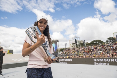 Monster Energy's Rayssa Leal Takes First Place in Women's Street Skateboarding at 2025 SLS Brasília Takeover Competition