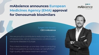 mAbxience Announces European Commission Approval of Denosumab Biosimilars
