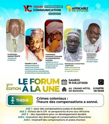 Bamako Roundtable Outlines Framework for Colonial Reparations, Citing ICC Ineffectiveness