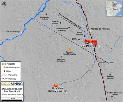 GoldMining Options Up to 80% of the Boa Vista Project to Australian Mines Limited for Total Consideration of Up to $7 million