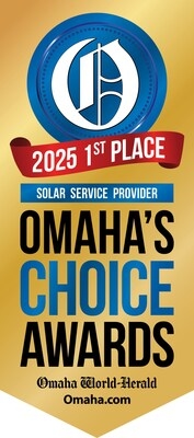 Everlight Solar Named Omaha's #1 Solar Provider in 2025 Omaha's Choice Awards