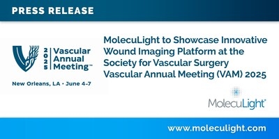 MolecuLight to Showcase Innovative Wound Imaging Platform at the Society for Vascular Surgery Vascular Annual Meeting (VAM) 2025