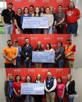 DENSO Donates $9,000 to Athens, Tennessee-area High Schools for STEM Education