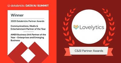 Lovelytics Sweeps Multiple Honors at Databricks Partner Awards: Enterprise & Emerging Business Unit and Media & Entertainment