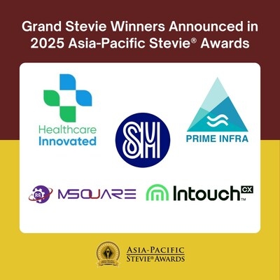 Grand Stevie Winners Announced in 2025 Asia-Pacific Stevie® Awards