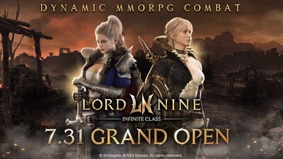 Smilegate to Launch New MMORPG "LORDNINE: INFINITE CLASS" on July 31 - Pre-download Begins July 29