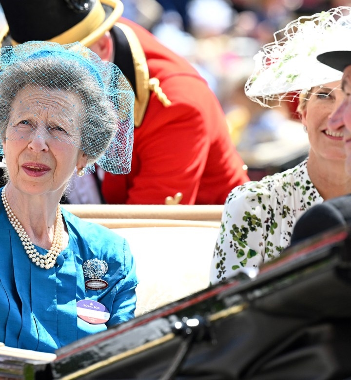 Princess Anne Wears Tangerine Hue to Royal Ascot—and Recycles an Outfit She Last Wore in the ‘80s
