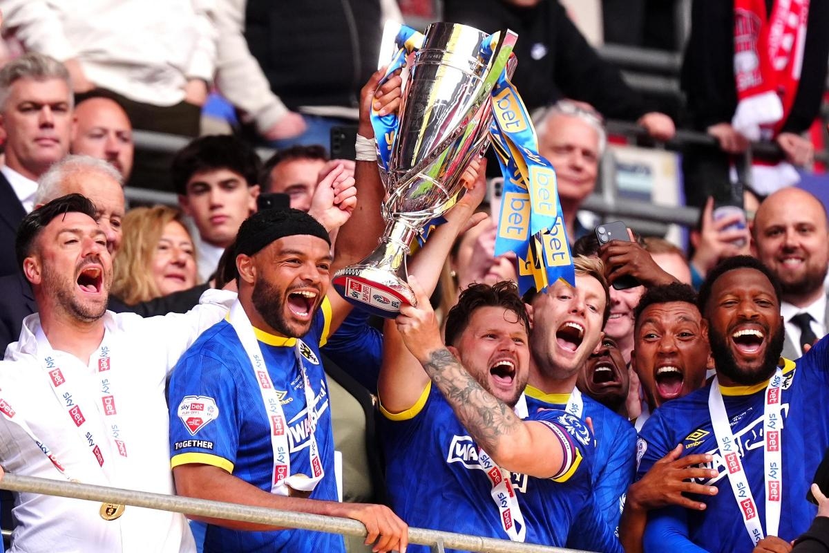 The seven teams joining Reading in League One after EFL promotions and relegations