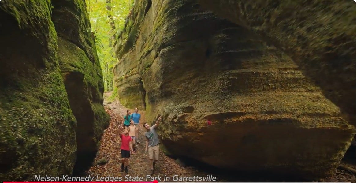 State uses Portage County park to promote Ohio tourism
