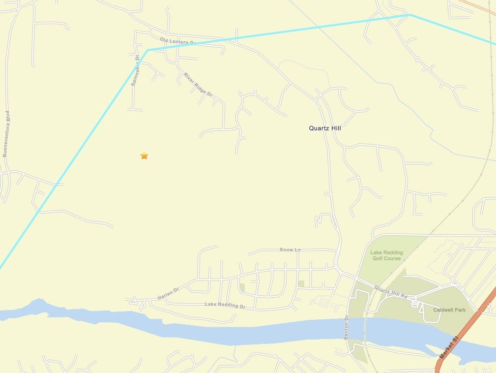 Small earthquake shakes Redding Friday morning; epicenter reported west of downtown