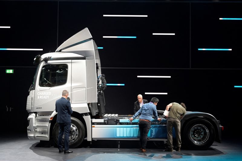 Daimler Truck says rare earth supply concerns have led to more inventory building