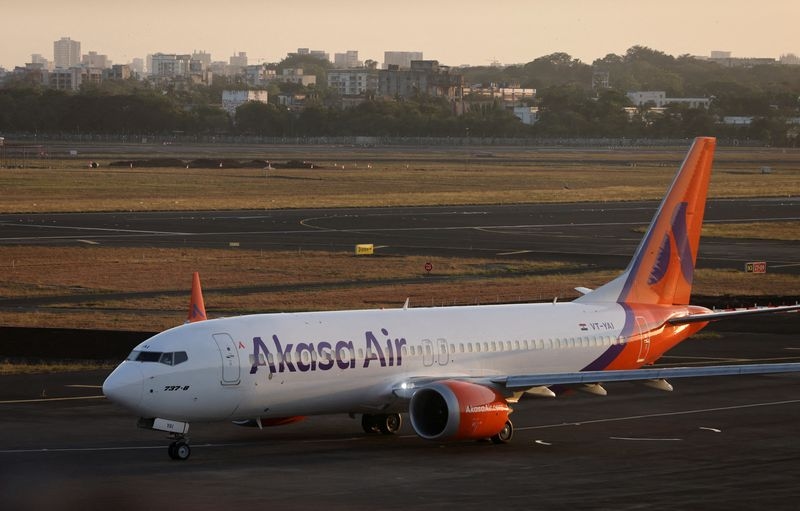 India's Akasa Air sees Boeing deliveries picking up in coming years