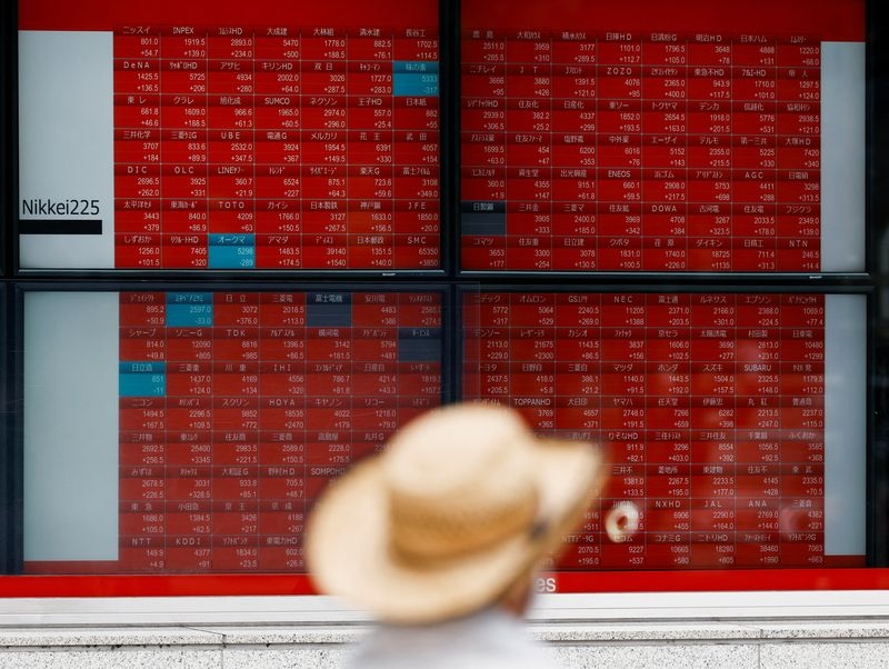 Asian shares rise, dollar strengthens ahead of US earnings; JGB yields surge