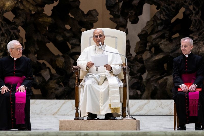 Pope Leo says he will make 'every effort' for world peace