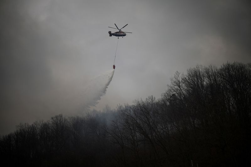 South Korea hopes to use break in weather to contain deadly wildfires