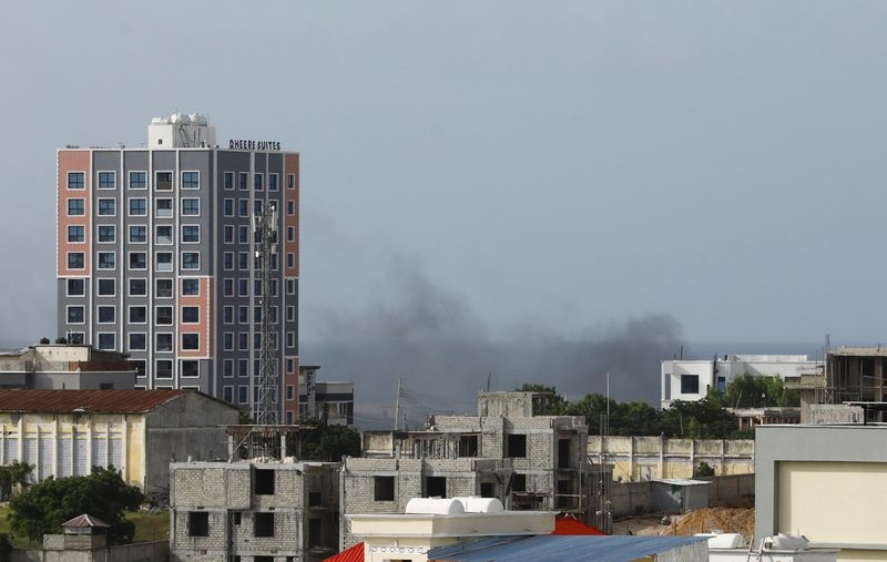 Uganda military says helicopter that crashed in Somali capital is theirs
