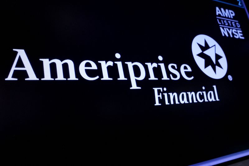 Ameriprise Financial's quarterly profit rises on higher fee income