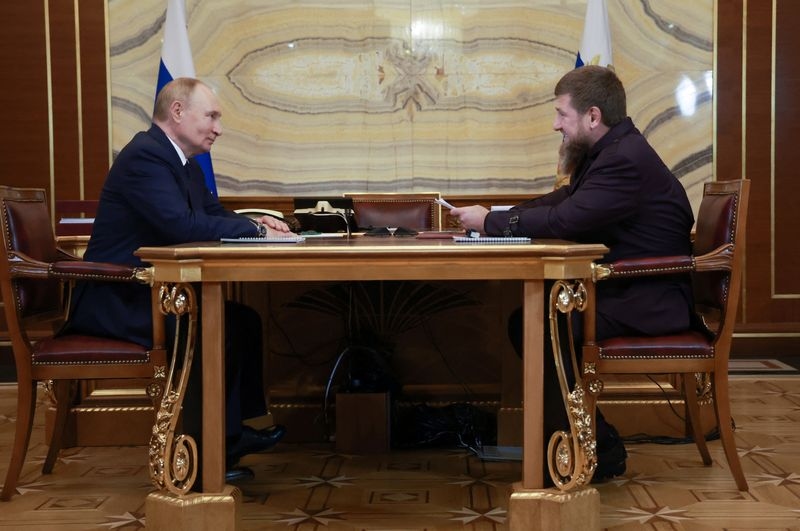Chechen leader says Putin congratulated him on son's wedding