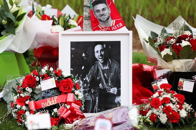 Body of Liverpool footballer Jota arrives in Portugal for hometown wake