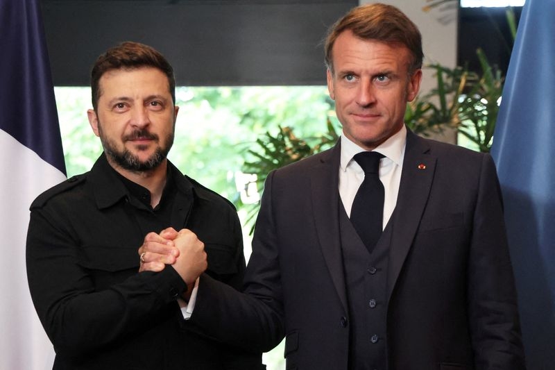 Zelenskiy says he discussed missile supplies, Mirage pilots training with Macron