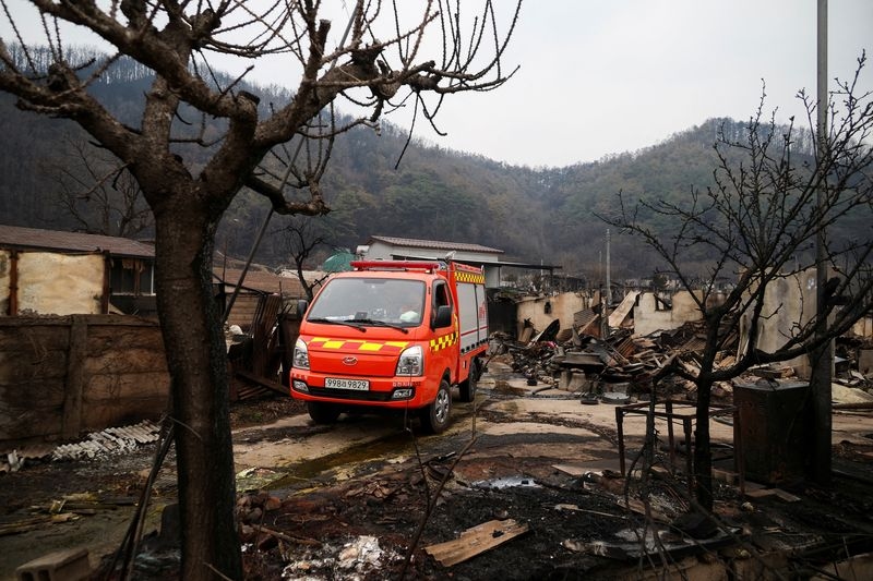 South Korea's deadly fires made twice as likely by climate change, researchers say
