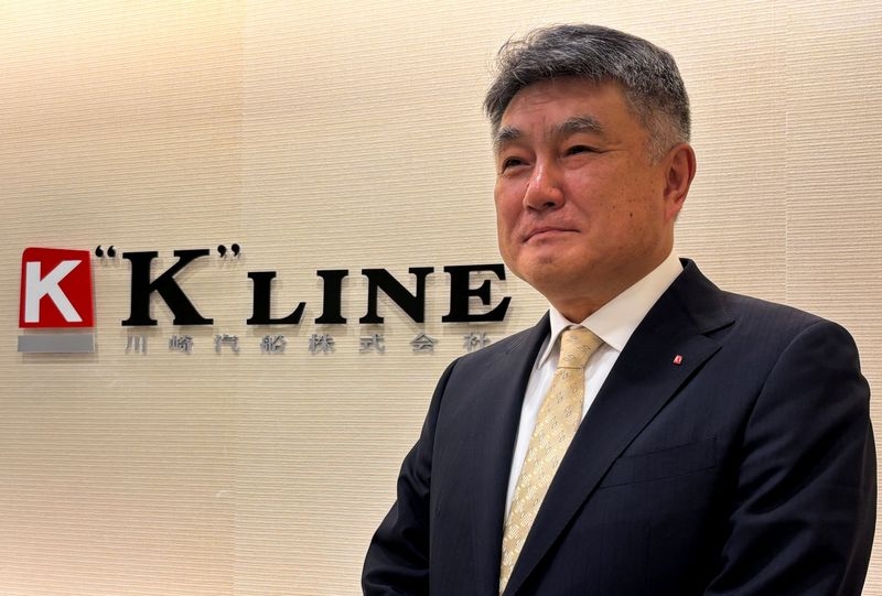 Japan's Kawasaki Kisen prepared to reroute more ships away from US over tariffs, CEO says
