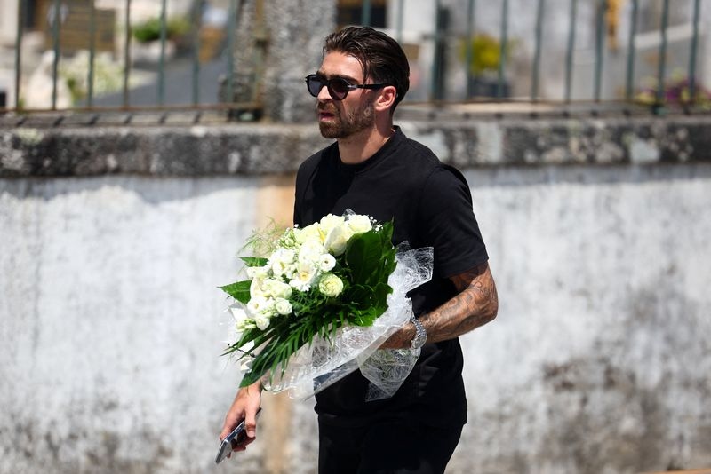 Liverpool teammates gather in Portugal for Jota funeral
