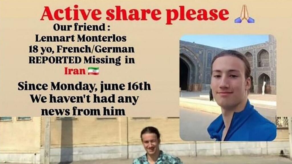 France 'worried' over teenage cyclist's disappearance in Iran