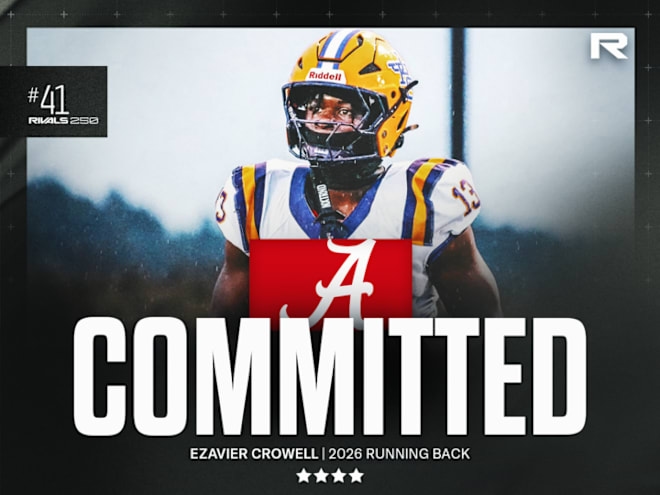 Alabama lands a commitment from Rivals' No. 1 RB Ezavier Crowell
