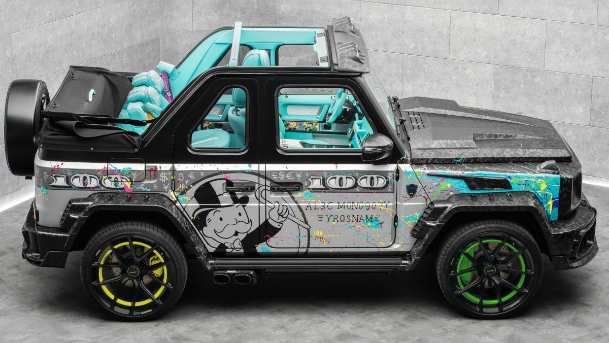 Mansory's Latest Car Is a Bonkers Monopoly-Themed G-Wagen Convertible