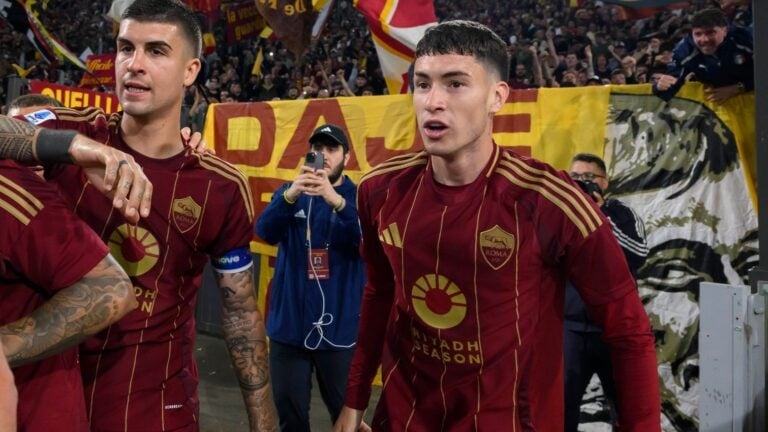 Matias Soule's goal vs Lazio wins Roma Goal of the Year