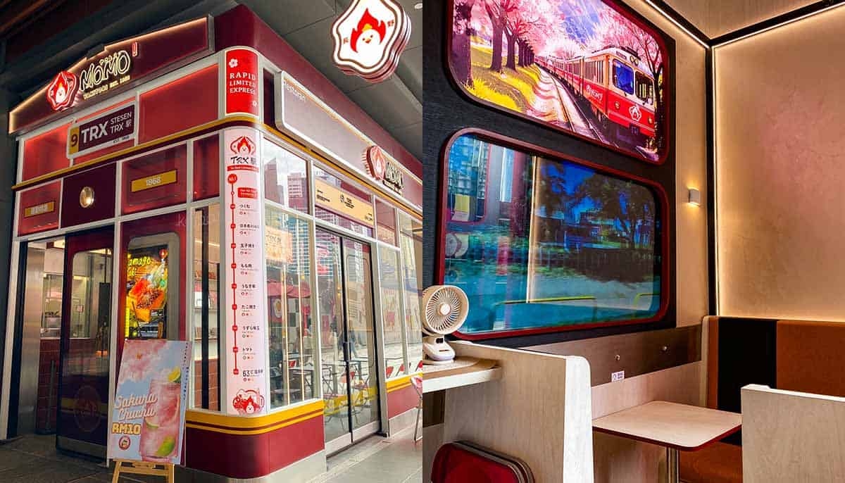Momo Yakitori at TRX serves Muslim-friendly Japanese skewers in a retro train — RM2 bento every weekend