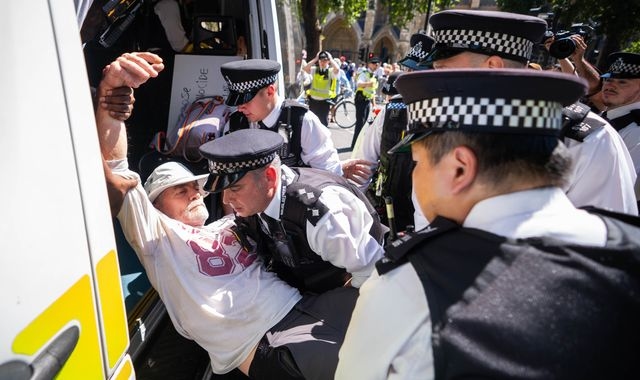 More than 70 arrests at protests over Palestine Action ban