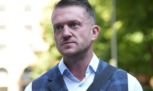 Man arrested on suspicion of GBH after video appeared to show activist Tommy Robinson walking near scene