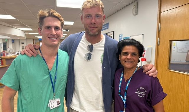 Flintoff praises NHS staff who treated him after crash, as doctor says his injuries were 'among most complex' he's ever seen