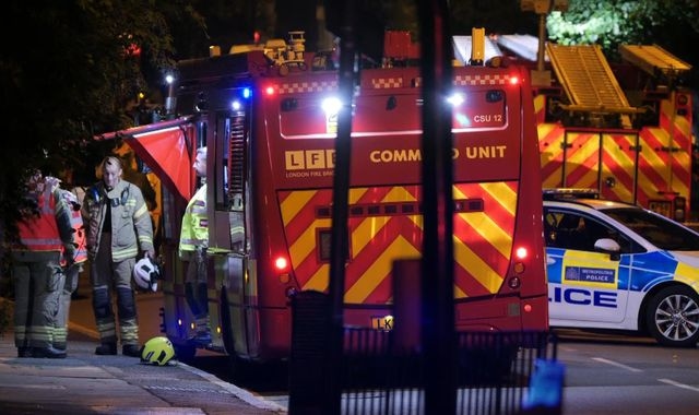 Boy, 12, dies after fire at flat in Lewisham