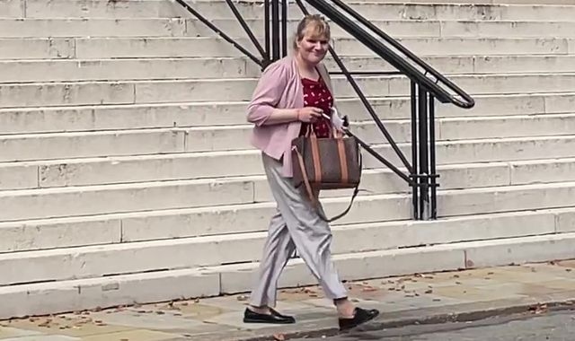 Former Conservative MP Katie Wallis appears in court accused of having false passport
