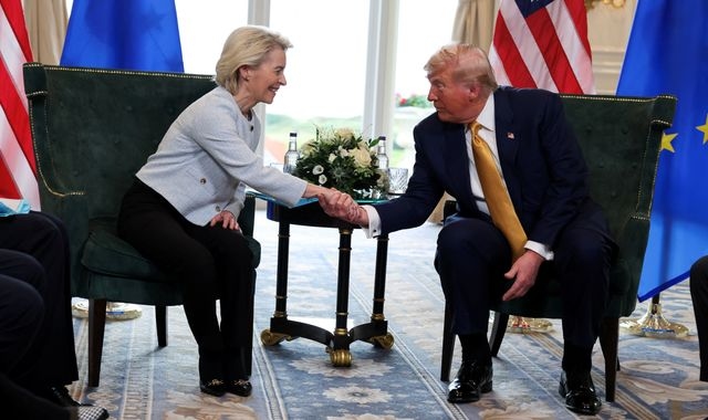 US and EU agree trade deal - with bloc facing 15% tariffs on goods into America