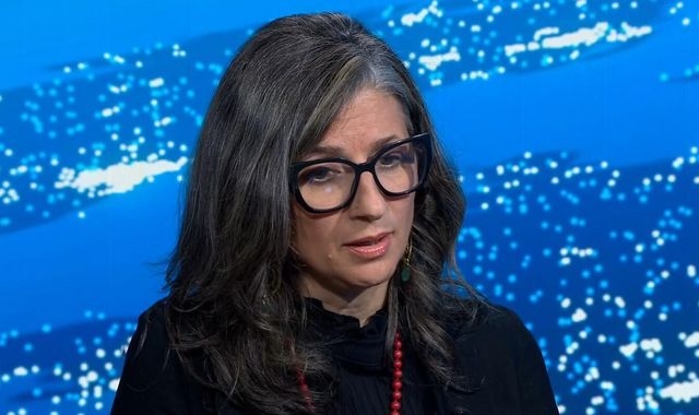 UN expert Francesca Albanese who spoke to Sky News about 'economy of genocide' in Gaza sanctioned by US
