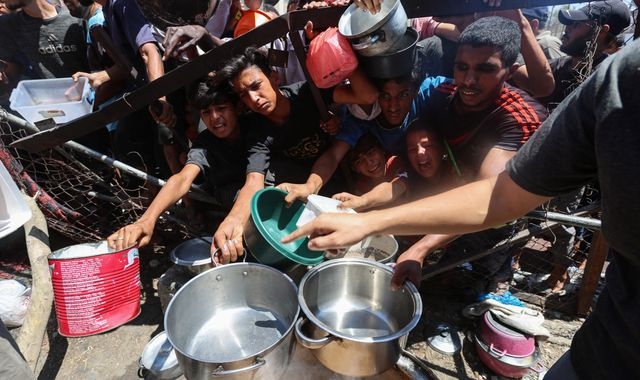 Gaza food situation 'worst it's ever been', charity says – as UK promises £40m in aid